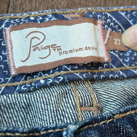 Paige Laurel Canyon low rise Jeans Size 27 in blue - Picture 5 of 5